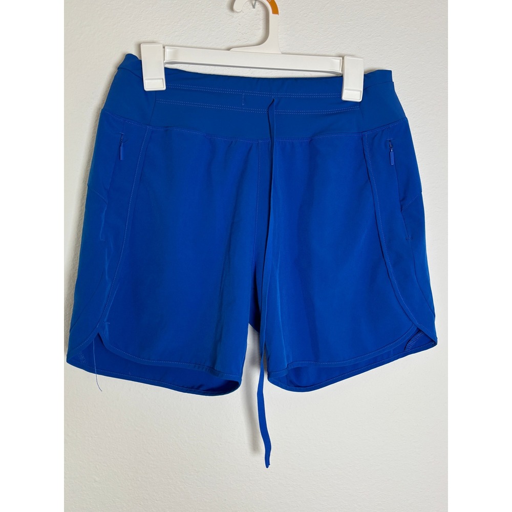 Willit Mens Royal Blue Athletic Running Shorts Size Medium Zipper Pockets Hiking